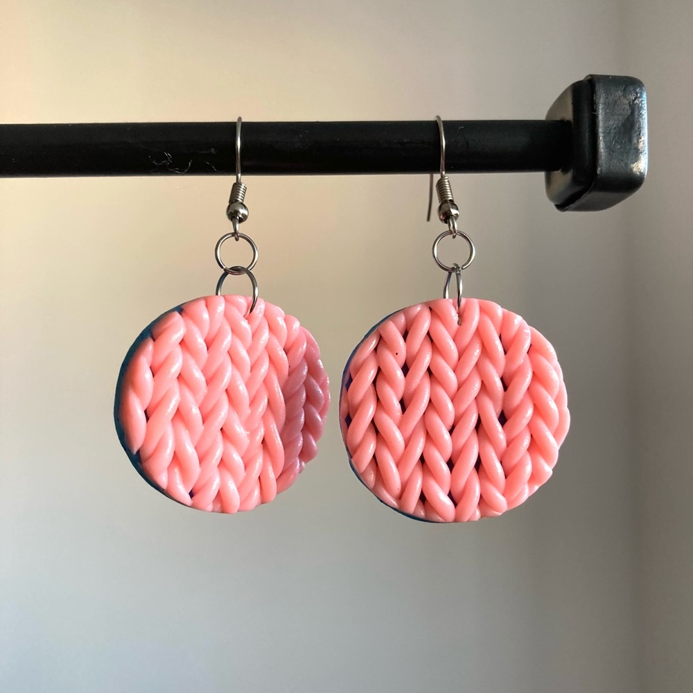 🌸 2 for $15 sale 🌸 Cozy Sweater Knit Earrings